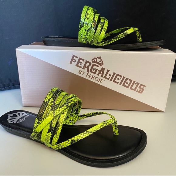 Fergalicious Shoes - Not For Sale Fergalicious Sylvia Neon Sandals